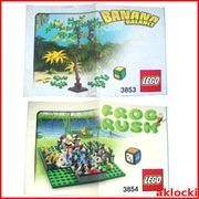 LEGO INSTRUKCJA do gry 3853 BANANA BALANCE + 3854 SKACZĄCE ŻABKI