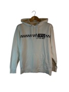 Bluza z kapturem Vans biała z dużym logiem m