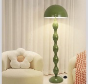 Lampa podłogowa szklana modern vintage grzyb do salonu