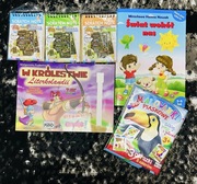 W królestwie literkolandii/ŚwiatWokółNas/malowanki piaskowe/szkicozdrapki