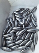 Ciężarki wędkarskie przelotowe - 20 gr