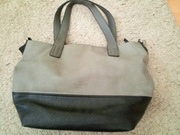 Torebka szara czarna eko skóra Tom Tailor używana 