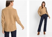 BONPRIX _LZ 5U8 SWETER Z KOŁNIERZEM _/ 46