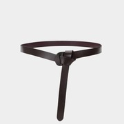 Damski pasek ze skóry naturalnej, elegancki i modny dodatek, czarny 