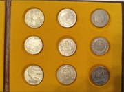 Zestaw monet PRL okolicznościowe 9szt.