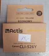 Tusz Actis zamienny  Canon CLI-526Y KC-526Y FV