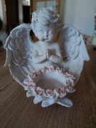 Gipsowy anioł- figura