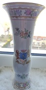 Piękny porcelanowy herbowy wazon 