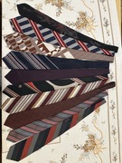 krawaty wzorkowane czerwone 