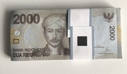 100 szt x Indonezja 2000 Rupiah UNC 2015 paczka