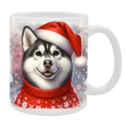 KUBEK Z PSEM Husky syberyjski - IDEALNY PREZENT, PERSONALIZACJA,24H WYS