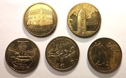 Monety 2 zł po denominacji  5 szt.