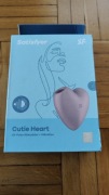 Cutie Heart Wibrujący Stymulator Masażer Satisfyer Wibrator 