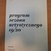 Filharmonia Narodowa Program Repertuar sezon 2019-2020