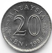 Malezja 20 sen 1988
