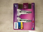 zestaw dwóch żarówek reflektorowych LED Philips R50 z gwintem E14.