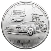 Srebrna Niue Back to the Future Part I 2020 999 1oz Powrót Anniversary Ag