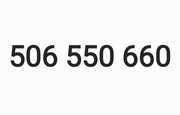 ZŁOTY NUMER ORANGE 506 550 660
