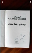 autograf Daniel Olbrychski Parę lat z głowy PRL Andrzej Wajda Potop