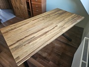 Blat drewniany czarna limba (ofram, frake) 160x80 biurko stół