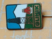 Glinik odznaka emalia mosiądz PRL 