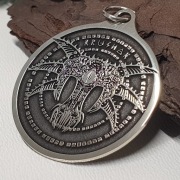 Gothic 1 naszyjnik srebrny koło