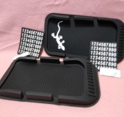 2szt.Silikonowe maty antypoślizgowe "gekony"