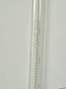 Pipeta laboratoryjna, szklana, wykalibrowana na "Ex" 10cm typu B  