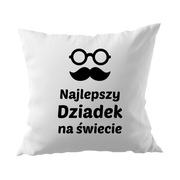 Poduszka na Dzień Dziadka „Najlepszy Dziadek na Świecie” – Prezent