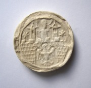 Głogów - pieczęć miejska z 1292 roku, kopia odcisku gipsowego