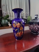 Royal KPM Bavaria kobaltowy duży porcelanowy wazon prezent