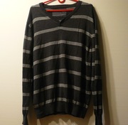 Męski sweter w paski F&F casual