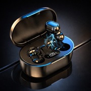 Bezprzewodowe słuchawki dousze z wyświetlaczem led