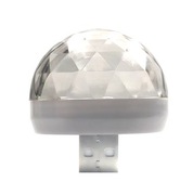 Lampka disco usb samochodowa
