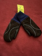 Vintage dziecięce rękawiczki skórzane 1988, nowe z metką, PRL / Bułgaria