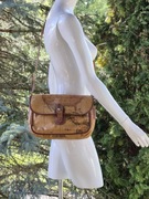 Alviero Martini 1A Classe mała skórzana torebka listonoszka 