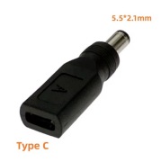 Adapter USB Typ C do male DC 5.5x2.1 mm
