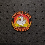 Pin metalowy przypinka STEVE'S LAVA CHICKEN