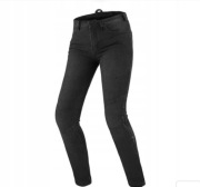 Jeansy motocyklowe damskie SHIMA FLEXX LADY BLACK czarny GRATISY