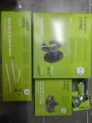 Zestaw Ogrodowy - Wózek na Wąż, 2x Zraszacz, Pistolet Multifukcyjny.