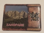 Magnes na lodówkę ZAKOPANE Górale Tatry Giewont Rysy Gerlach (2K)