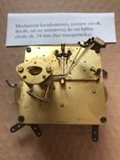 Mechanizm kwadransowy kominkowy 12 cm bębny co 46 mm x 34 mm
