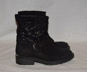 GUESS USA piękne botki z naturalnej skóry roz. 39