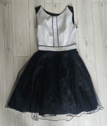 Sukienka balowa wieczorowa elegancka z tiulem Why Not rozmiar XS