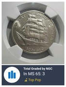 MAX Nakład 10szt MS65 Próba Technologiczna DAR POMORZA 1980 NGC