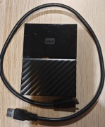 Dysk Przenośny WD My Passport 4TB Black | Stan Idealny | Smart OK