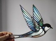 Nowy witraż witrażyk dekoracja okienna jask