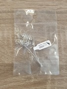 Broszka srebrna czterolistna koniczyna