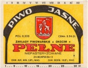 etykieta piwna - browar Okocim