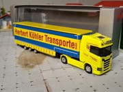 Herpa Scania S z naczepą jumbo Kohler